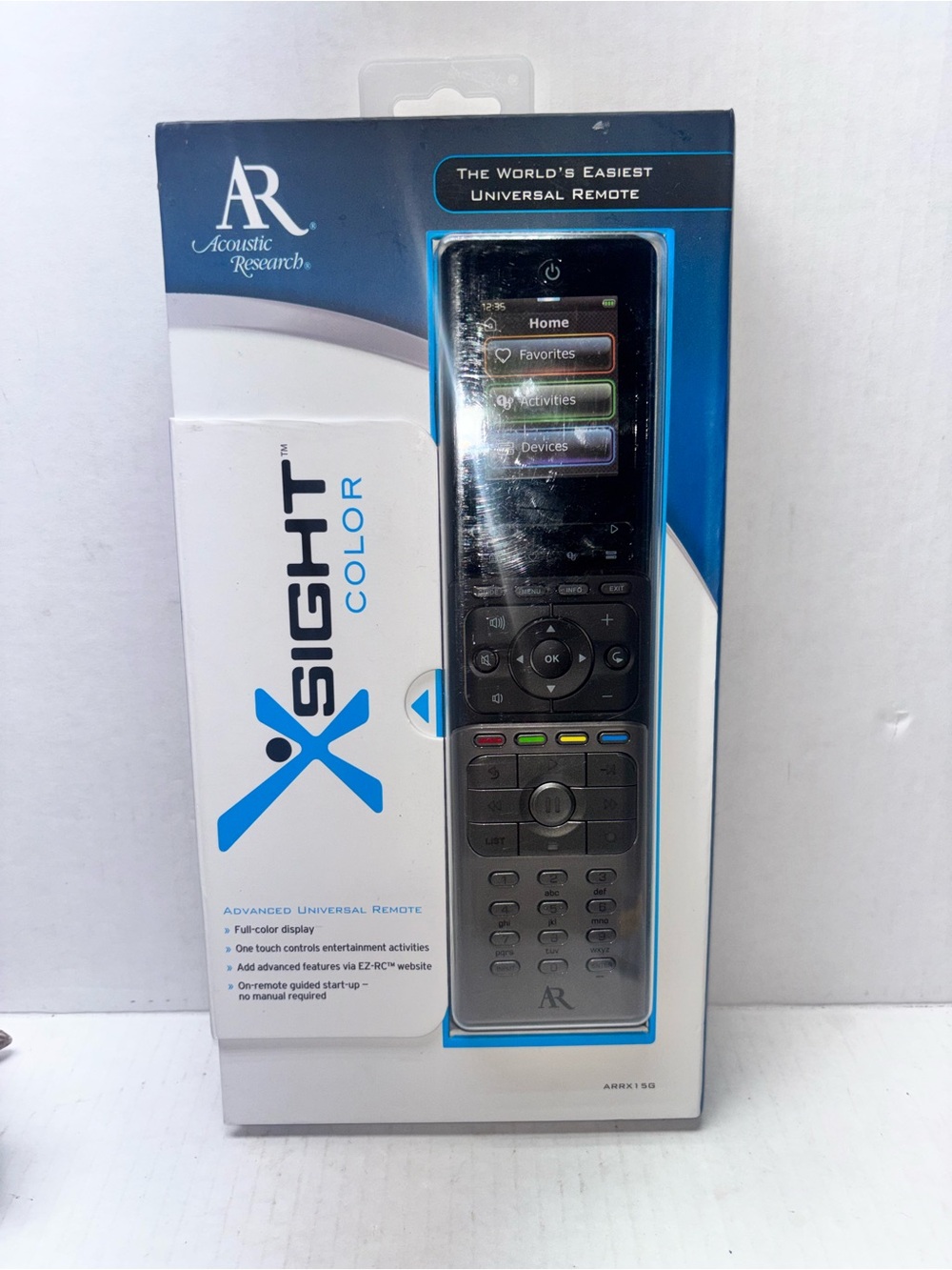 New Acoustic Research XSight Color Advanced Universal Remote ARRX15G